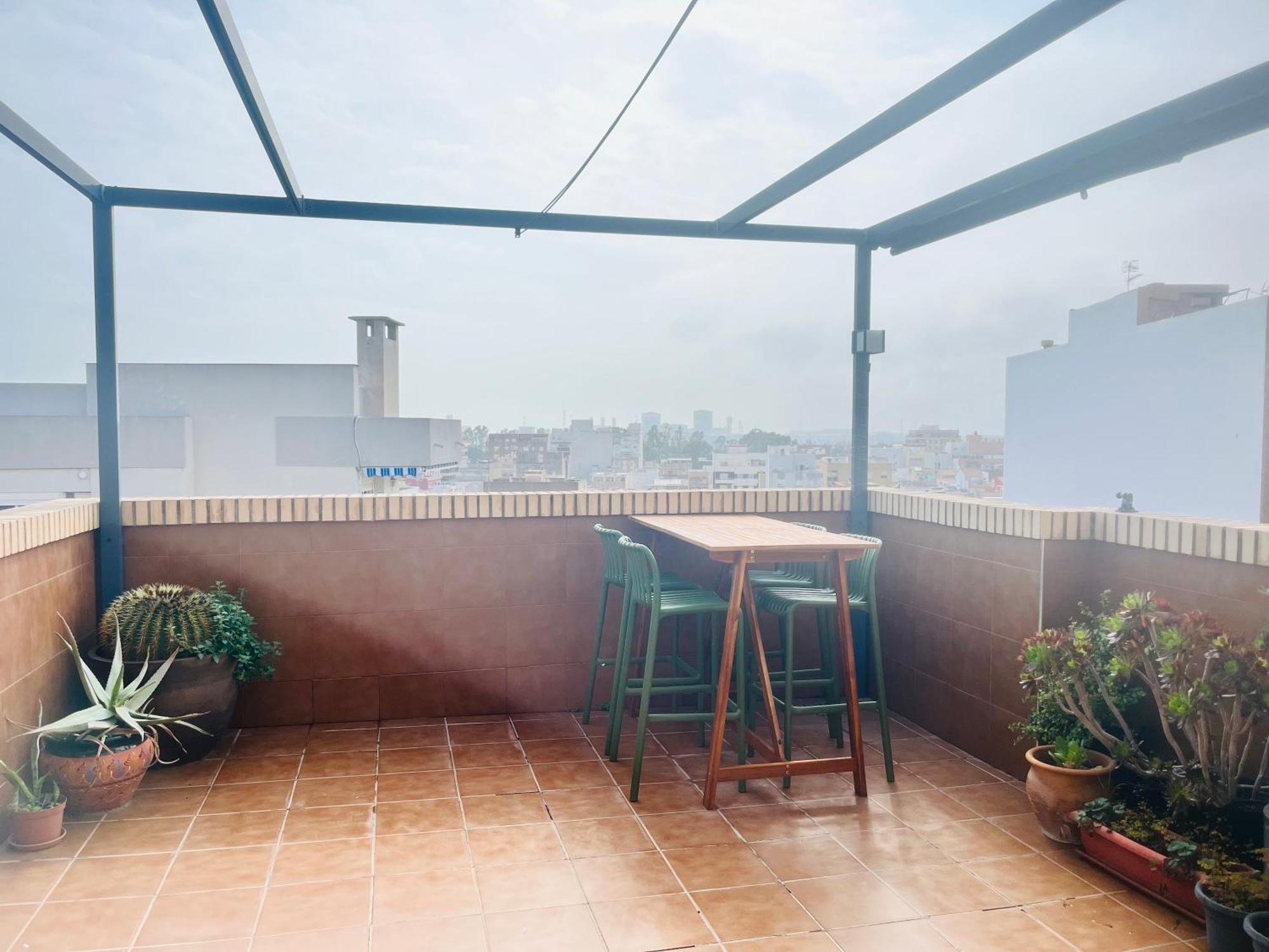 Апартаменты Luminoso Atico Con Terraza, Vistas Y Gym Пуэтро-де-Сагунто Экстерьер фото